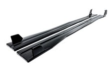 For Nissan... 79 Black Side Skirt Splitter Flat Under Body Rocker Panel Lip For Nissan... 79 Black Side Skirt Splitter Flat Under Body Rocker Panel Lip