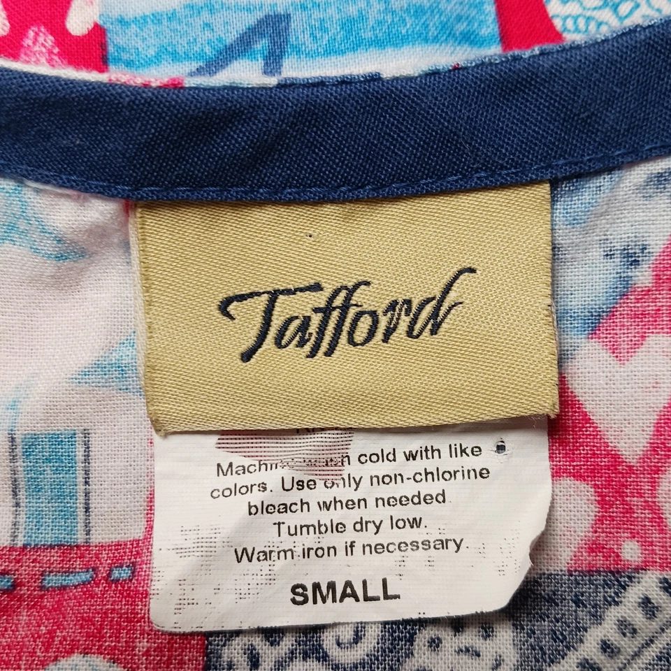 Tafford Fourth Of July 100% Cotton Scrub Top Sz S - Image 4 of 4