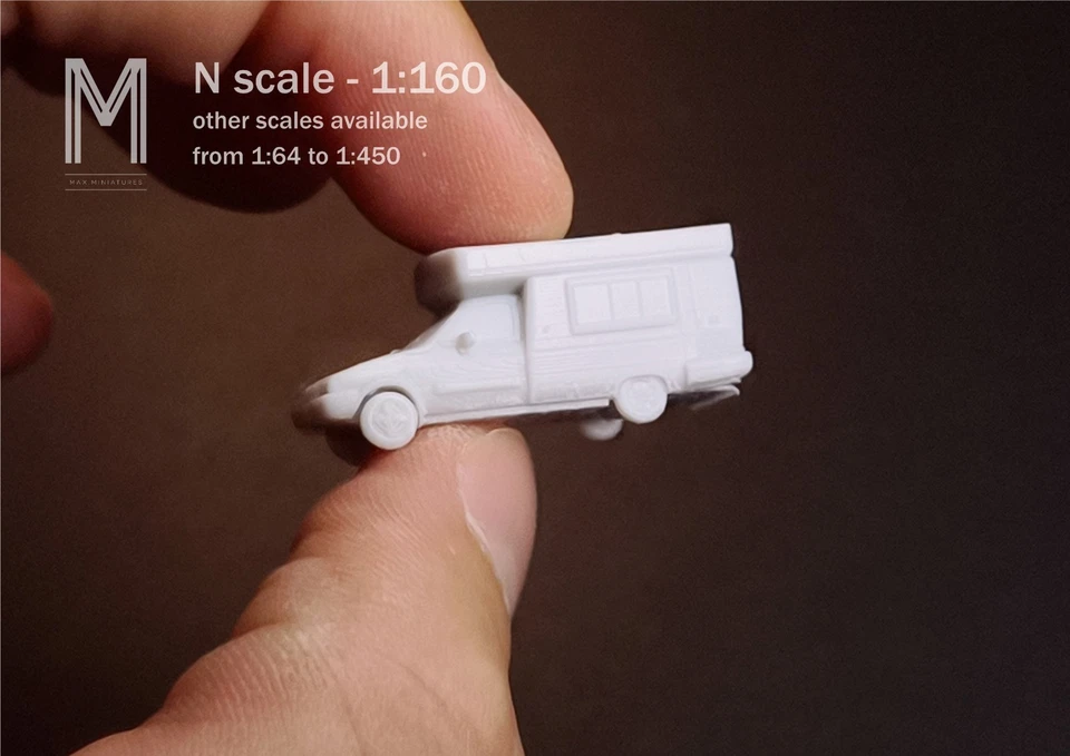 1/64 1/76 1/87 N Z CITROEN C15 CAMPER VAN car miniature diorama modelisme - Photo 3/4