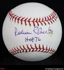 Robin Roberts Signed Inscribed "HOF 76" Rawlings OMLB Baseball AUTO JSA COA