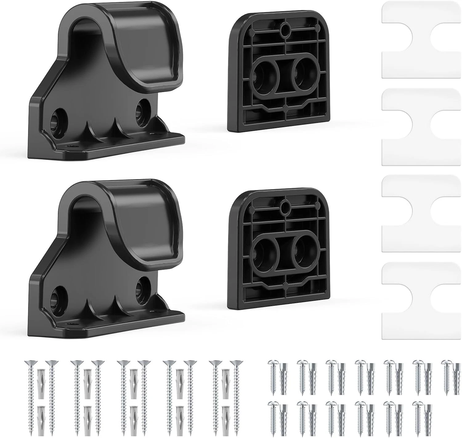 Retractable Baby Gates Replacement Parts, Full Set Wall Mounting Accessories Inc
