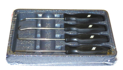 *NEW* Snap-on Pick Set SGASA204CB *BLACK SOFT HANDLES* NEW & SEALED!