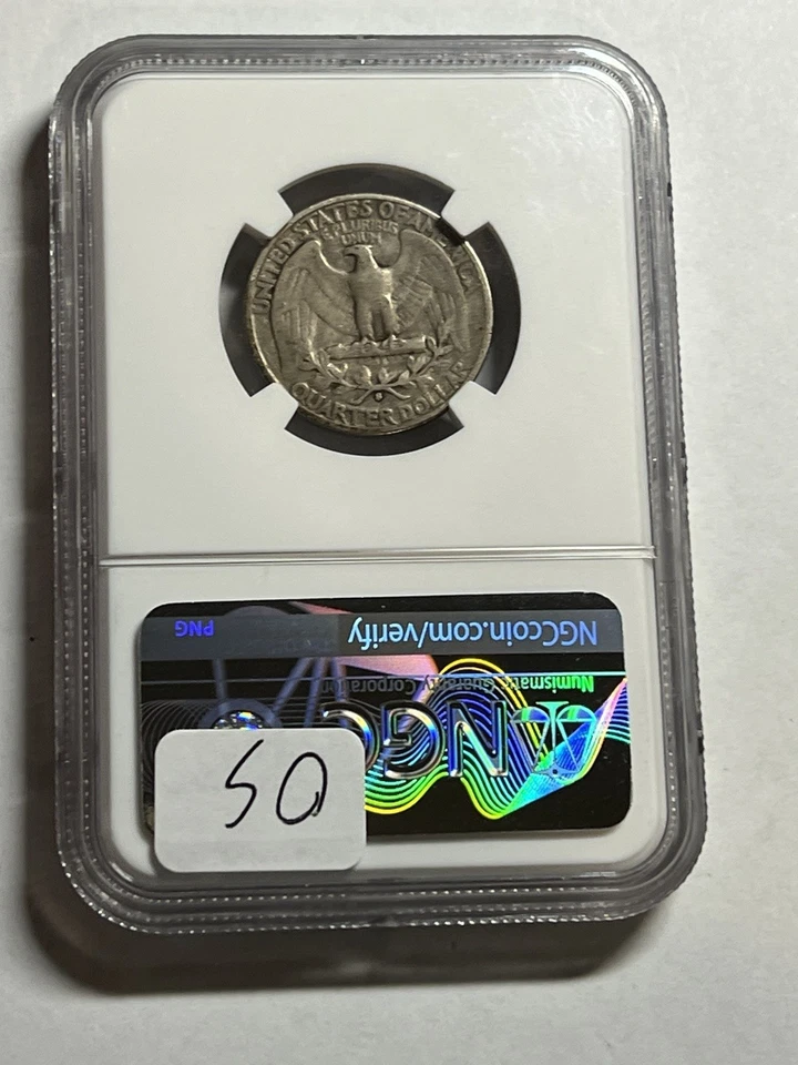 1932 S George Washington Silver Quarter 25C NGC VF20 Key Date - Image 2 of 4