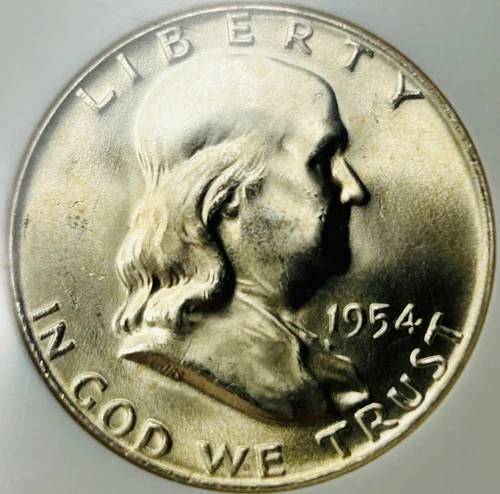 1954 D Franklin Half Dollar NGC MS65