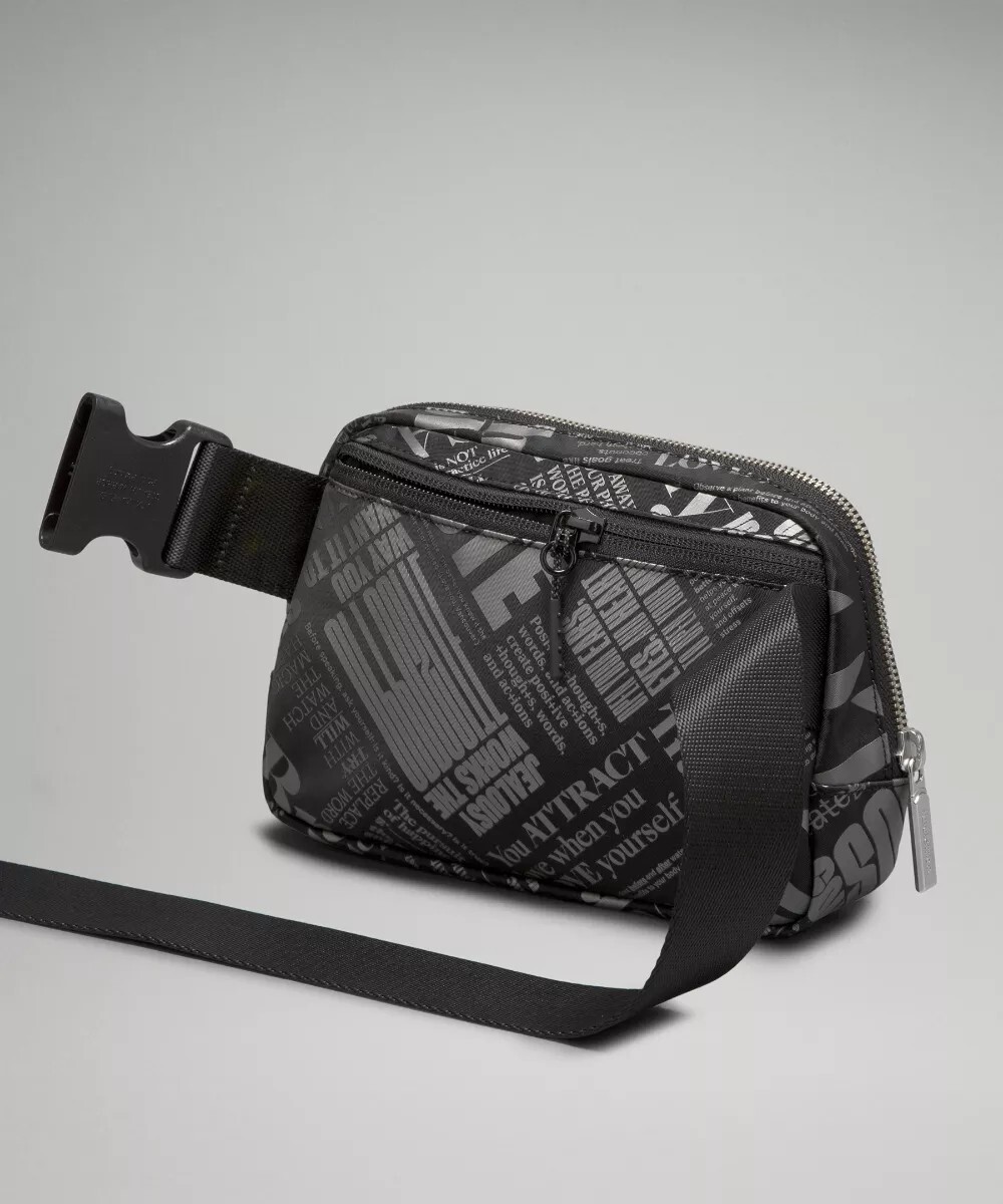 lululemon everywhere belt bag 1l manifesto print LULULEMON ATHLETICA Everywhere Belt Bag 1L Manifesto Print NWT LL-100