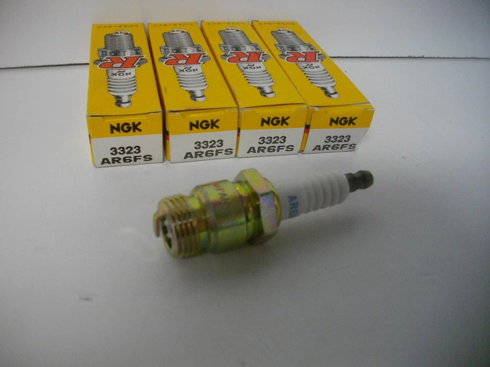 NGK 3323 / AR6FS spark plug  pack of 4 each boat marine - Image 2 of 4