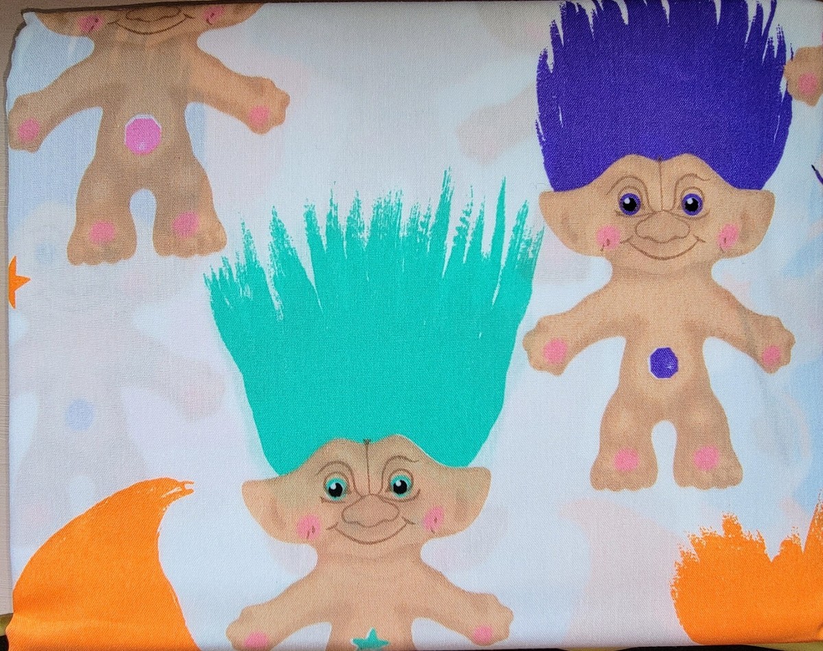 TROLLS シーツカバー 4点セット　新品 Vintage Treasure Trolls Twin Size Flat Sheet - NOS NEVER USED! | eBay