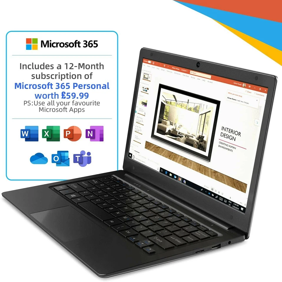 Jumper Ezbook S5 Go Laptop - 11.6" Display, Intel Quad-Core Processor, 4GB - Image 2 of 4