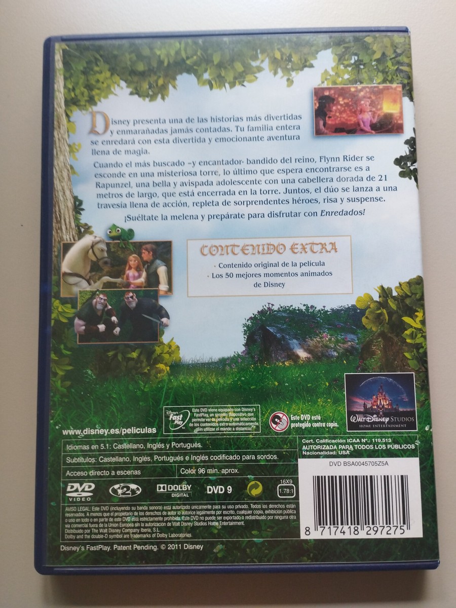 Enredados Los Clasicos de Walt Disney DVD Extras Español