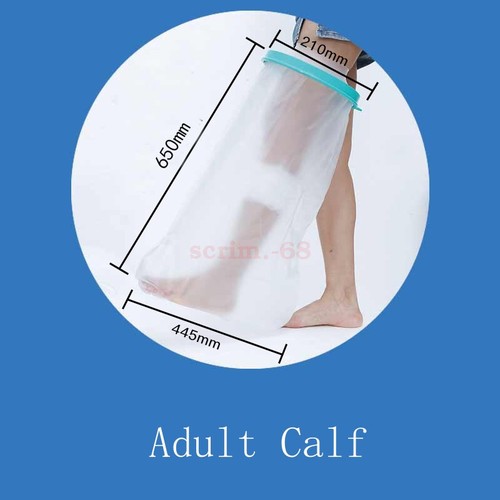 Waterproof Half Leg/Arm Cast & Dressing Protector Shower Bath Cover Reusable - Picture 19 of 33