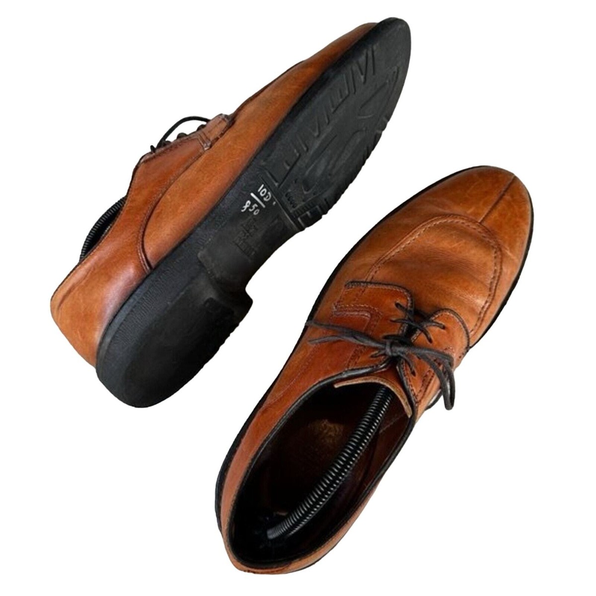 Allen Edmonds Stockbridge Brown Leather Split Toe Oxford 