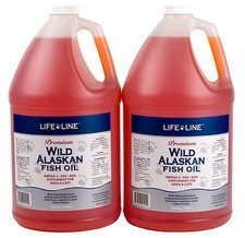 Life Line Wild Fish Oil 2 gal Fresh Alaskan f/ dogs,cats similar to Salmon Oil 
