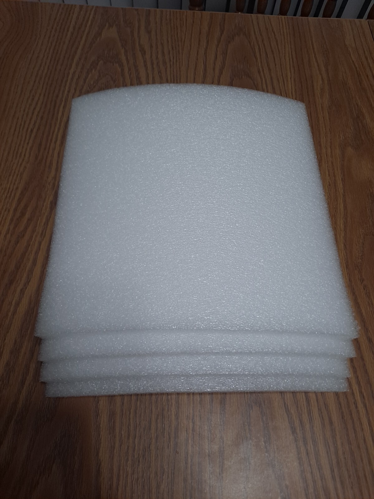24 Pack 1/2" x 12" x 12" White Polyethylene Foam Sheet Pack Shipping