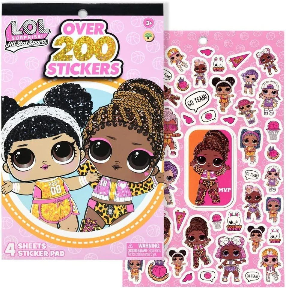 Bundle of LOL Dolls Puzzles Coloring Book and Stickers Jigzaw Puzzle Party Favor - Image 3 of 4