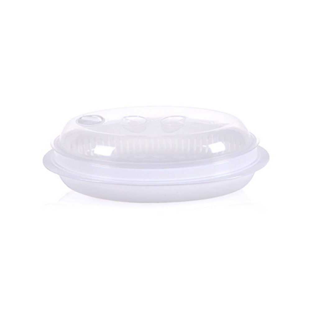 Plastic Fish Bowl Steamer Plate for Microwave Oven Fish Steam Roaster