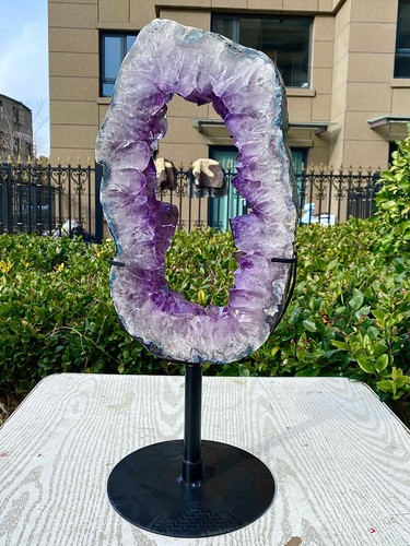 11.4LB - Lavender Agate Amethyst Slice - Spiritual Crystal Specimen - Gift - Picture 9 of 13
