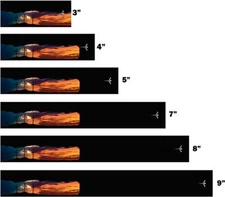 White Water Archery Christian Calvary 3 Crosses Faith Black Arrow Wraps 15 Pc