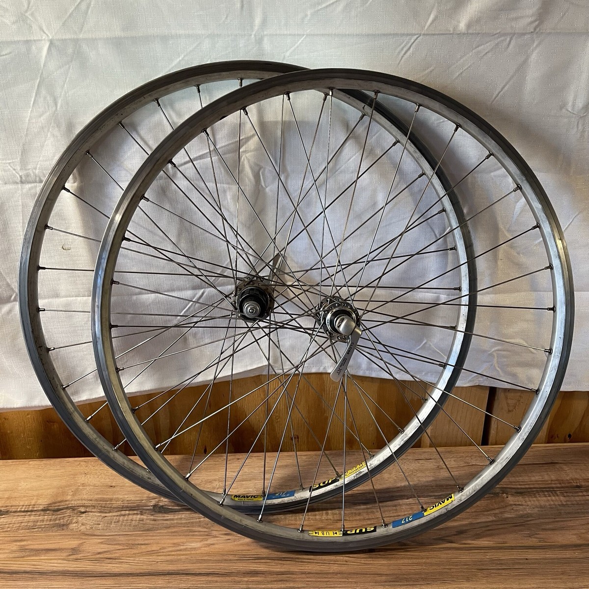 Shimano Deore XT Mavic 217 32 Spoke 26 Wheelset Rim Brake | eBay