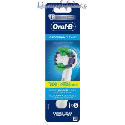 Oral B Precision Clean 5 Replacement Brush Heads NIB