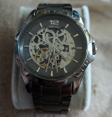 Relic Automatic Skelton Mans Watch 