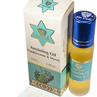 Roll On Salböl Weihrauch Myrrhe 10 ml. 0,34 Unzen aus Holyland Jerusalem