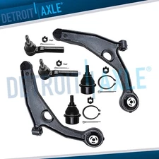 Front Lower Control Arms Ball Joints Tierods for 2007-18 Journey Avenger Sebring