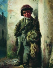 high quality oil painting 100% handpainted on canvas " a boy"