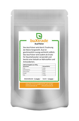 Acai Pulver | Beere | Acaipulver | Superfood Acai-Beere | Superfoods