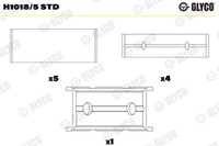 Glyco H1018/5 STD Kurbelwellenlager For CitroËN Fiat Ford Ford (Jmc) Ford Austra