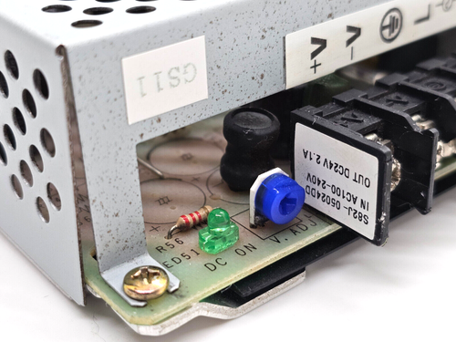 Omron S82J-05024DD Power Supply, 24VDC Out, 2.1A, 150W, 100-240VAC, S82J05024DD - Picture 9 of 10
