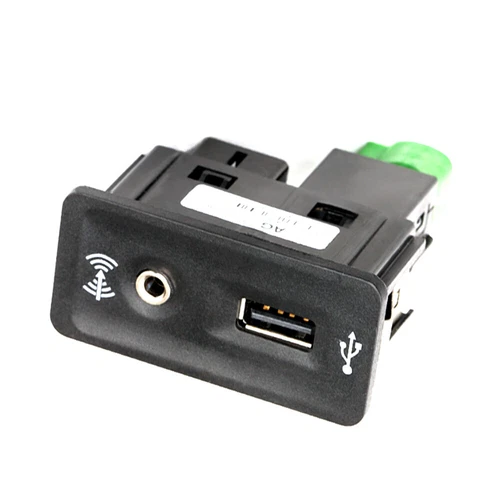 Für VW Golf 7 USB AUX Schnittelle Carplay Adapter Steckdose Schalter 5G0035222E - Bild 4 von 6