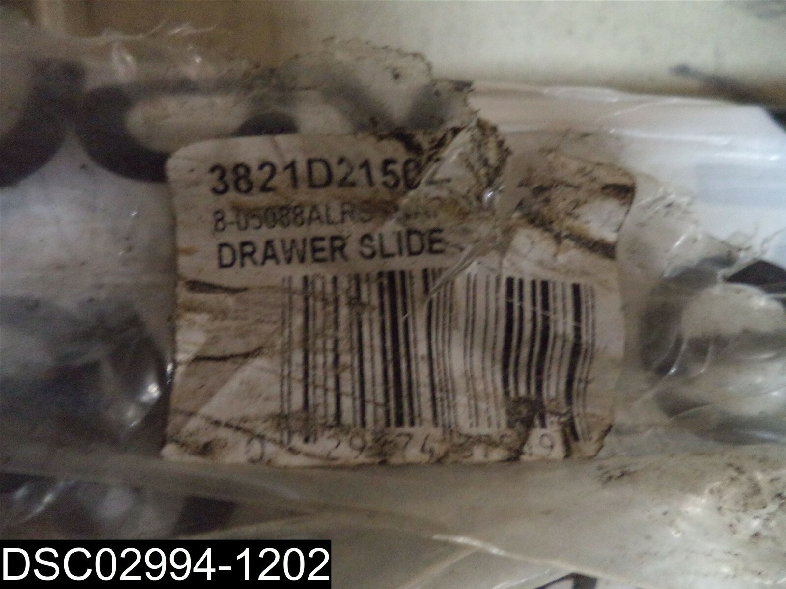 Used: 3821D2150Z Drawer Slide 21-1/2\
