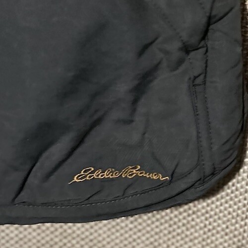 Eddie Bauer 1936 Skyliner Down Vest Olive Green Leather Trim Gorpcore Women’s S - Bild 11 von 13