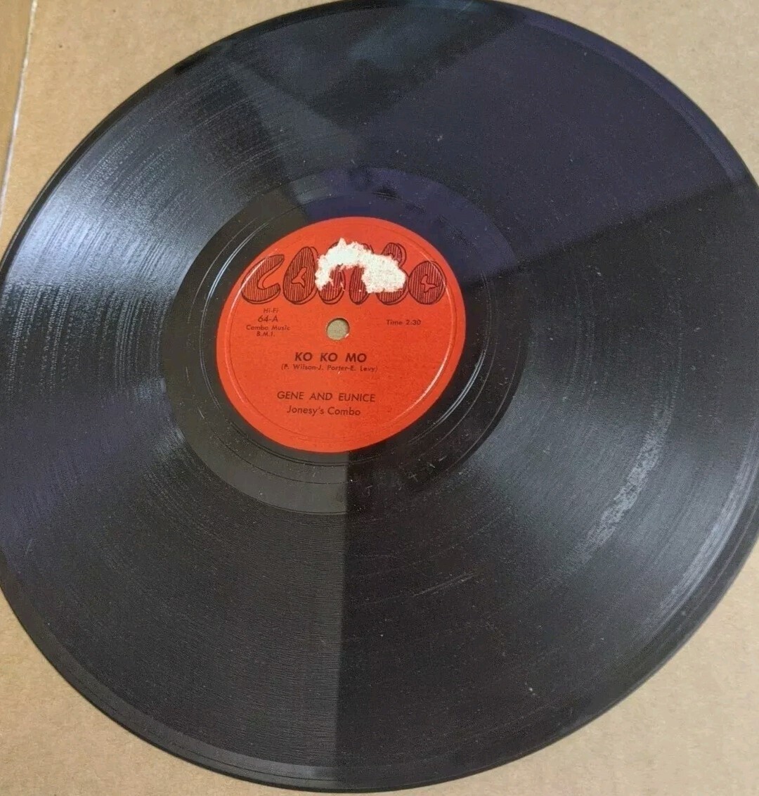 Gene and Eunice with Jonesy's combo DOO-WOP 78 Ko Ko Mo / You And
