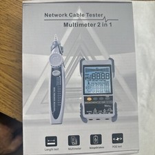 ET618 Handheld Portable Network Cable Tester with LCD Display Analogs Z4R3