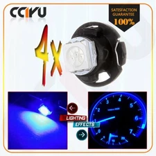 4x T4.7 Neo Wedge 1SMD lED Bulbs A/C Climate Heater Control Light Lamp Blue