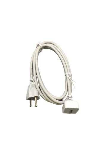 WHITE Apple AC Adapter Charger Extension Power Cable Cord 590-5254 - 第 7/7 張圖片
