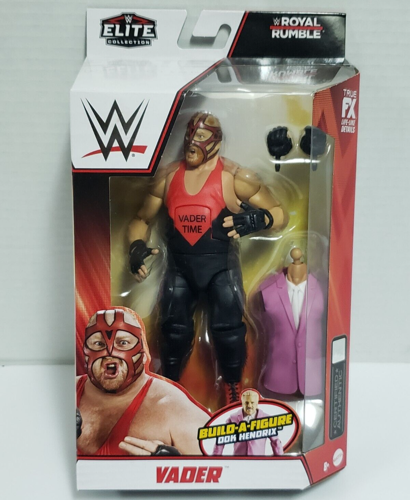 VADER - WWE WWF WCW Mattel Elite Collection Royal Rumble Figure BAF Dok Hendrix