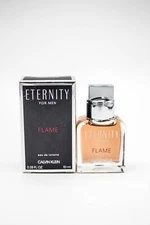 CALVIN KLEIN ETERNITY FLAME MEN COLOGNE SPLASH 0.33 OZ NEW IN BOX - TRAVEL SIZE 