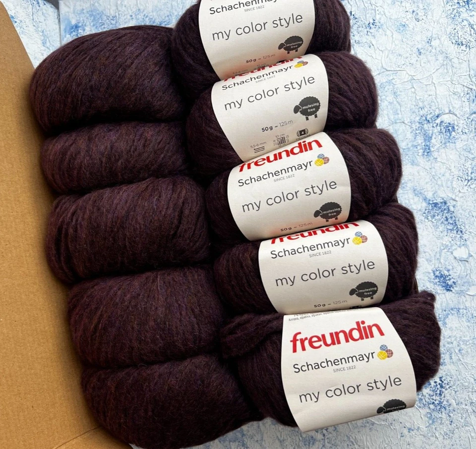 Lot Of Aran Balls Yarn, 10 Balls, 35/29/19/7% Polyamide/Wool/Acrylic/Alpaca