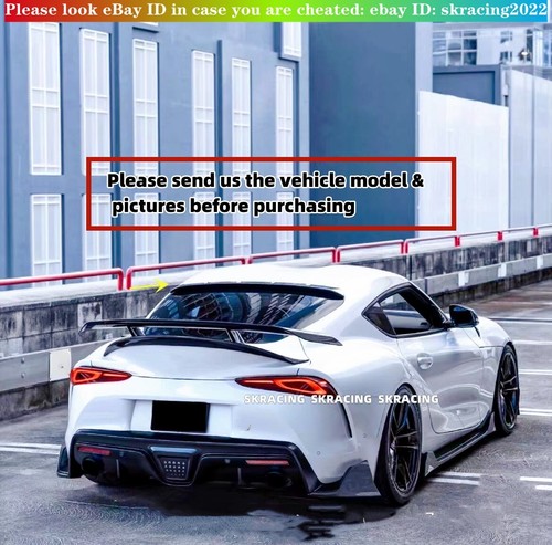 For Toyota Supra GR A90 2020-2023 Real Carbon Fiber Rear Trunk Spoiler Roof Wing - Picture 2 of 15
