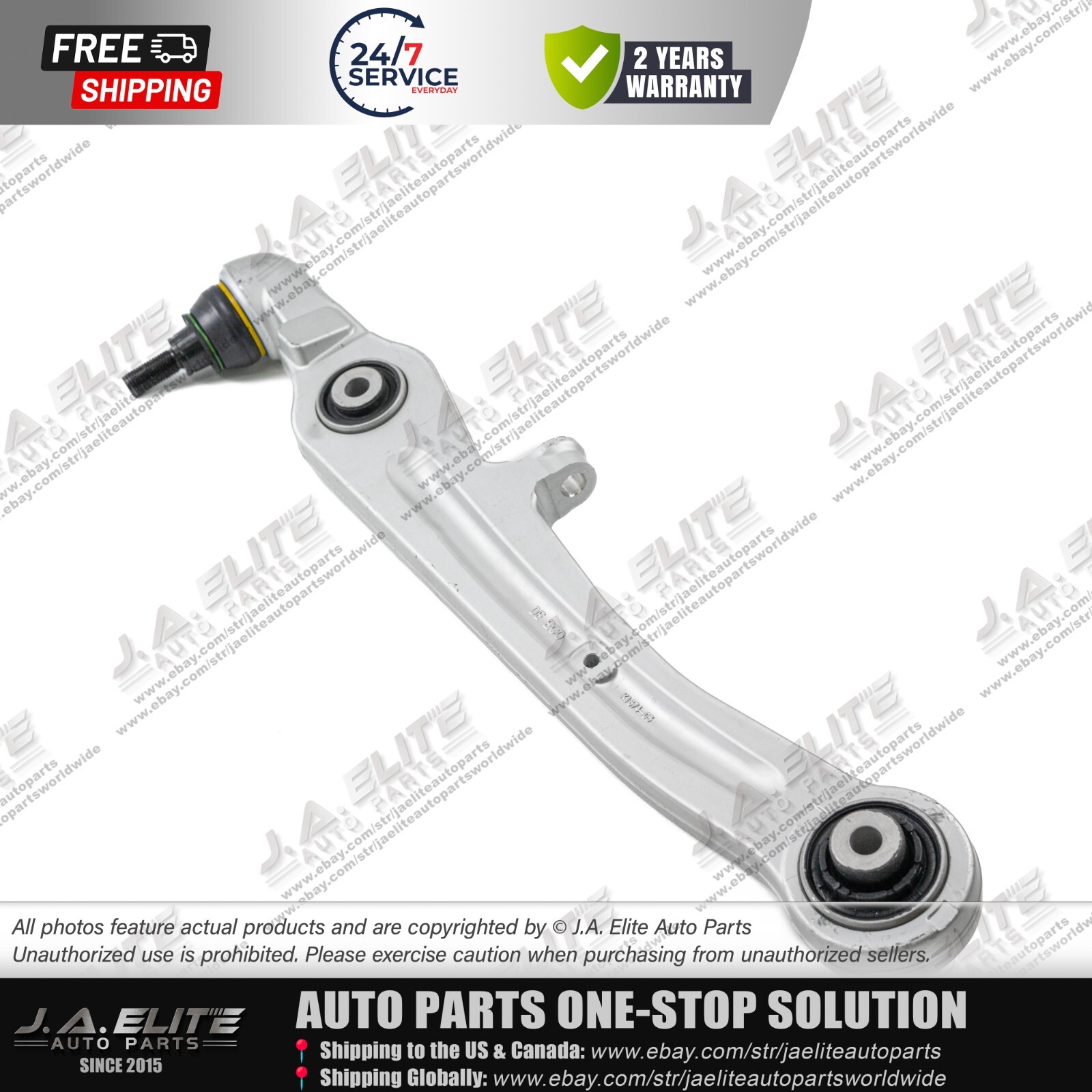 4pcs Right Front Upper & Lower Control Arms fit Bentley Continental Flying Spur