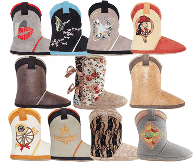 cicciabella cowboy boot slippers