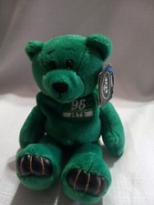 NEW YORK JETS 16 TESTAVERDE BEAN FILLED BEAR GREEN PLUSH TOY