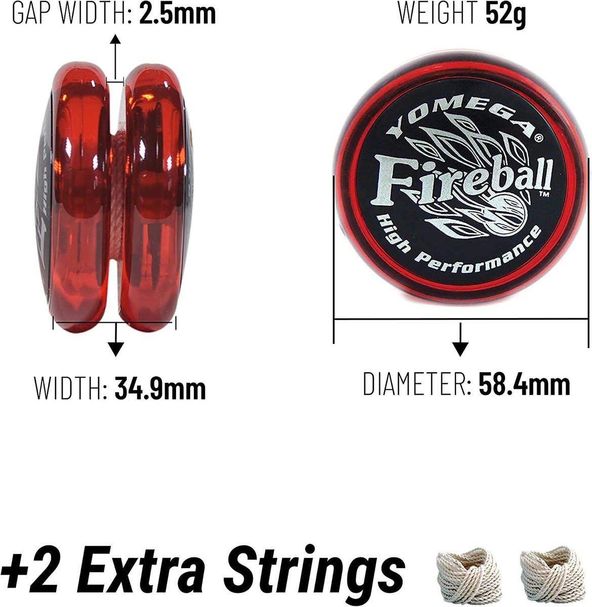 Yomega Fireball Professional Yoyo For Kids And Beginners