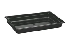 Box of 6 Cambro 12CW110 Camwear Black Full Size x 2.5" Deep Food Pans New in Box