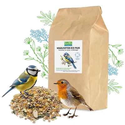 StaWa Vogelfutter Eco Plus | Streufutter für Gartenvögel ... 25 kg (1,08 € / kg)