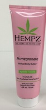 NEW HEMPZ Pomegranate Herbal Body Butter Ultra Nourishing Lotion 1.85 oz