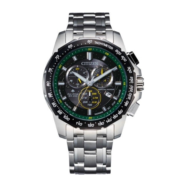 Citizen Eco-drive Bl5578-51e Promaster MX Green Dial Steel 43mm Solar Mens Watch for sale online
