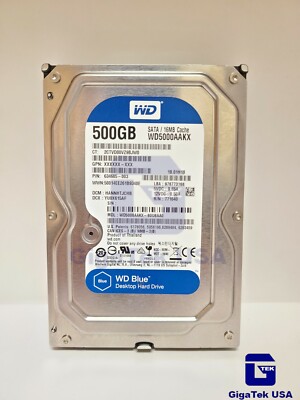 WD5000AAKX Western Digital BLUE 500GB 7200RPM 6Gbps 3.5